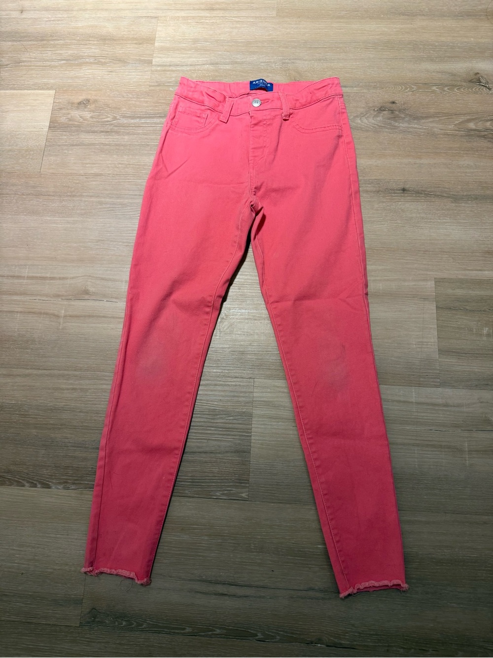 Arizona Jean Company Coral Pink Skinny Jeans